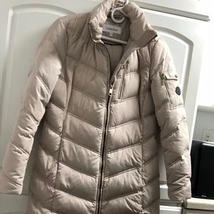 Tan Calvin Klein jacket